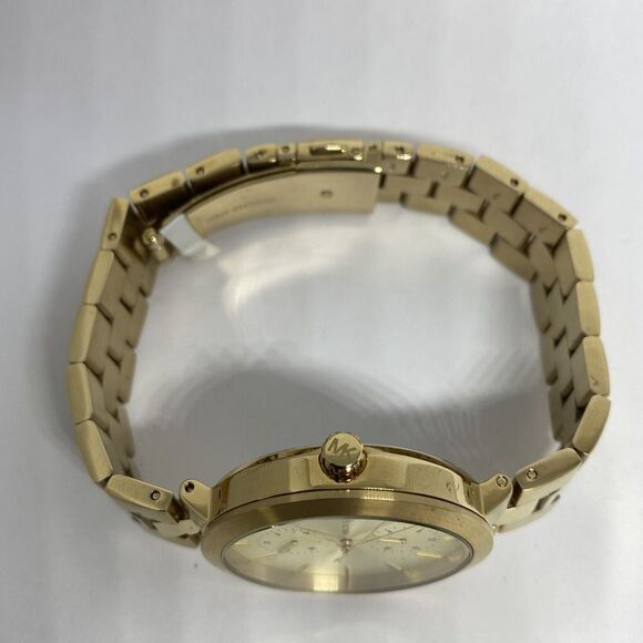 Michael Kors MK6408 Women's Gold Stainless Steel Analog Dial Quartz Watch LJ195 - Picture 8 of 12